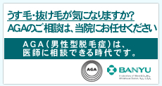 ＡＧＡ（男性型脱毛症）｜泌尿器科：前立腺肥大症から・・・ | 相模原市-もくお皮フ科・泌尿器科クリニック-皮膚科・泌尿器科(東林間駅近く)